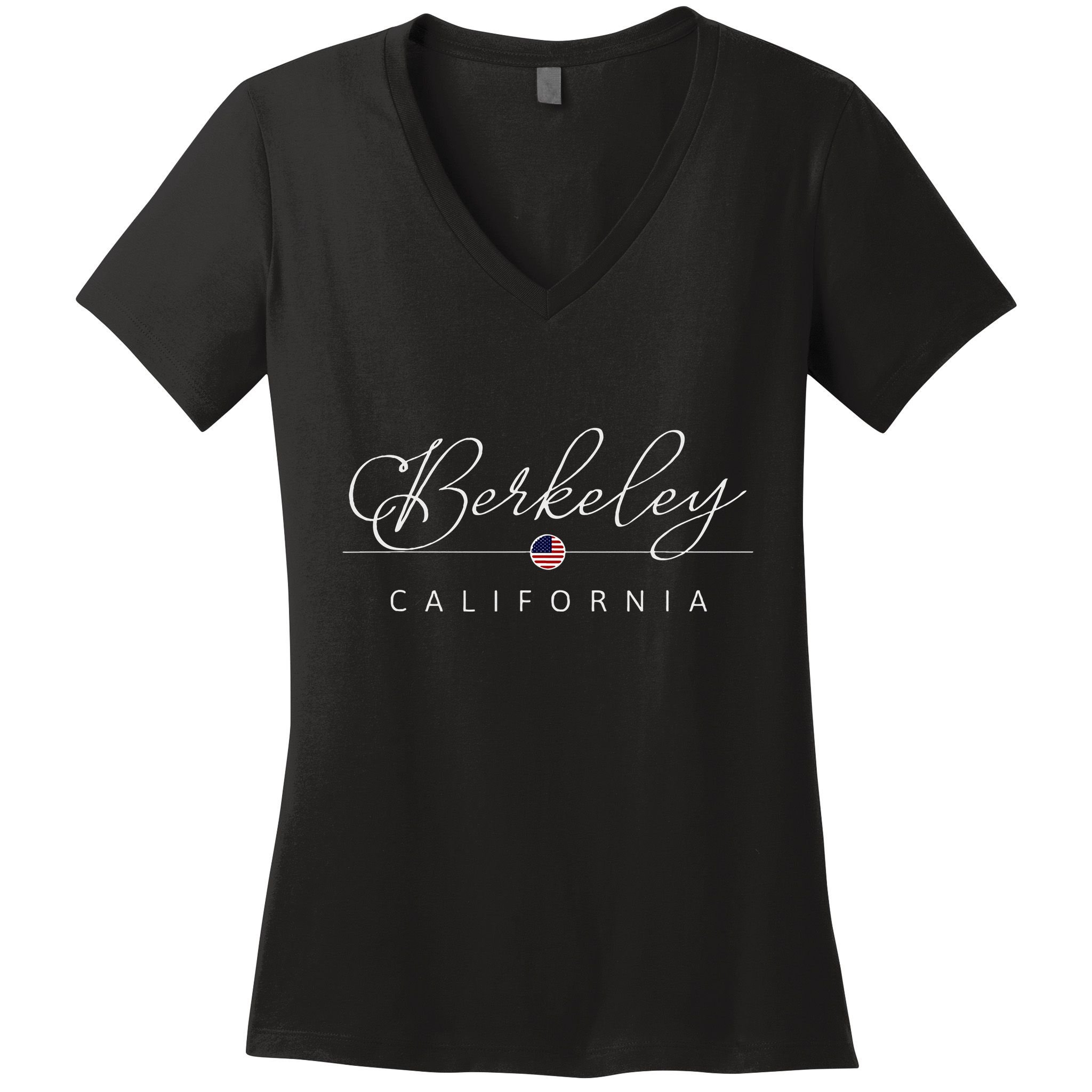 Berkeley California Ca On Berkeley Women's V-Neck T-Shirt