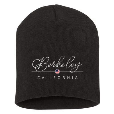 Berkeley California Ca On Berkeley Short Acrylic Beanie