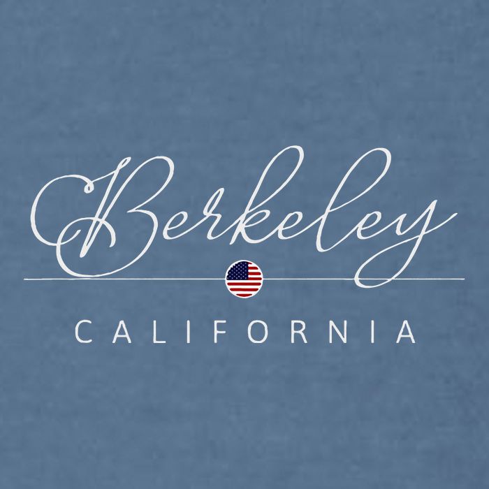 Berkeley California Ca On Berkeley Garment-Dyed Sweatshirt