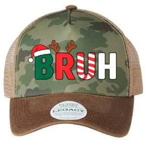 Bruh Christmas Christmas Xmas Teens Boy Funny Christmas Legacy Tie Dye Trucker Hat