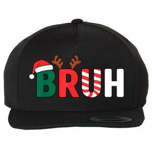 Bruh Christmas Christmas Xmas Teens Boy Funny Christmas Wool Snapback Cap