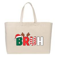 Bruh Christmas Christmas Xmas Teens Boy Funny Christmas Cotton Canvas Jumbo Tote