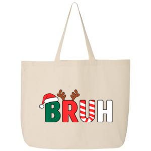 Bruh Christmas Christmas Xmas Teens Boy Funny Christmas 25L Jumbo Tote