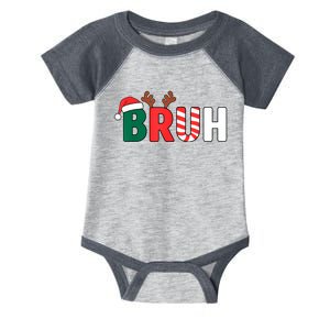 Bruh Christmas Christmas Xmas Teens Boy Funny Christmas Infant Baby Jersey Bodysuit