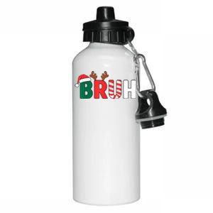 Bruh Christmas Christmas Xmas Teens Boy Funny Christmas Aluminum Water Bottle