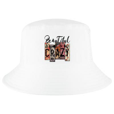 Beautiful Crazy Country Music Western Cowgirl Rodeo Cool Comfort Performance Bucket Hat
