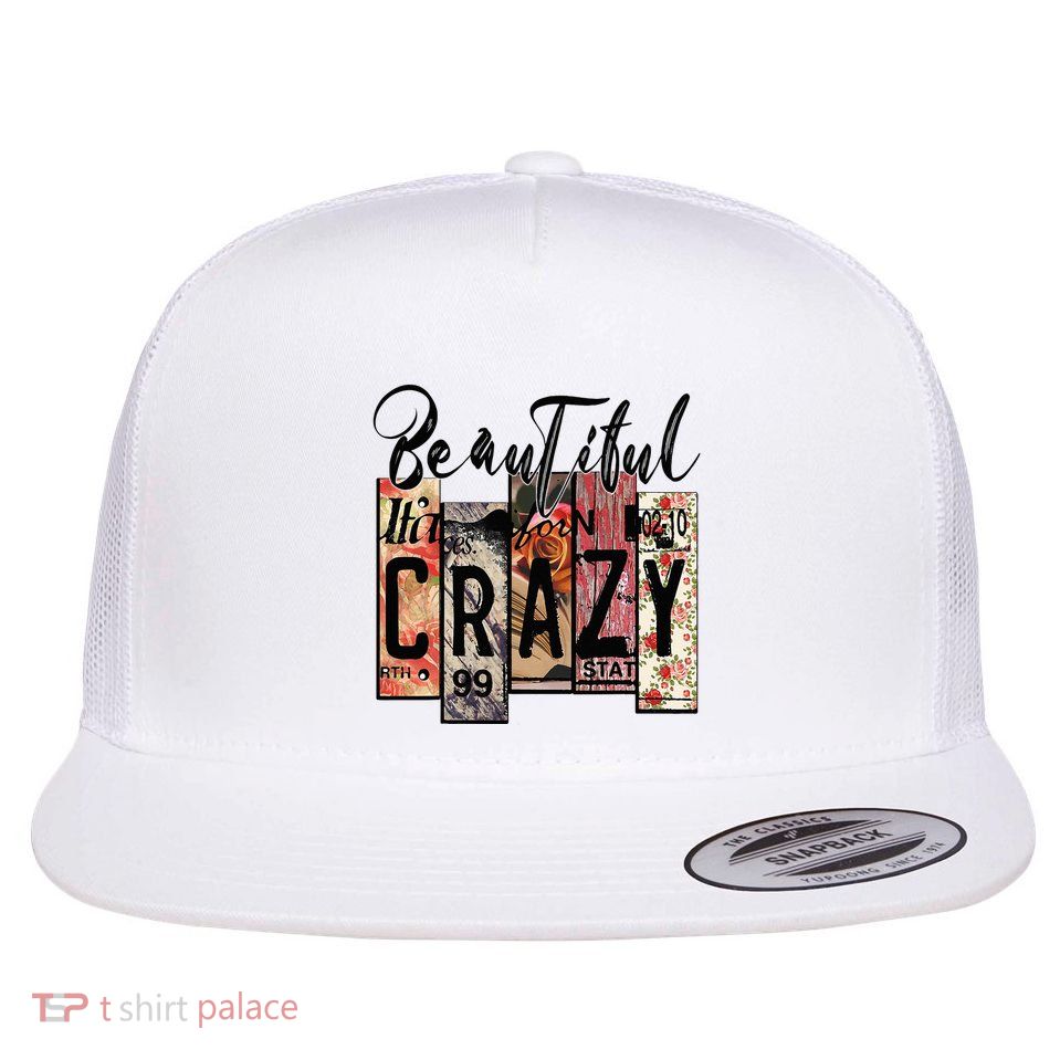 Beautiful Crazy Country Music Western Cowgirl Rodeo Flatbill Hat