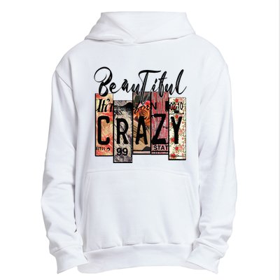 Beautiful Crazy Country Music Western Cowgirl Rodeo Urban Pullover Hoodie