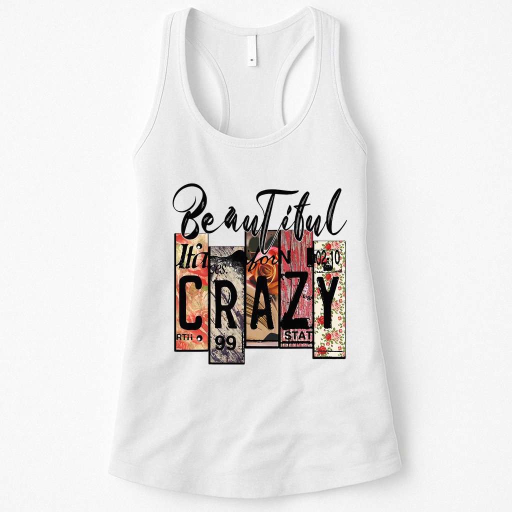 Beautiful Crazy Country Music Western Cowgirl Rodeo Womens Tank Top