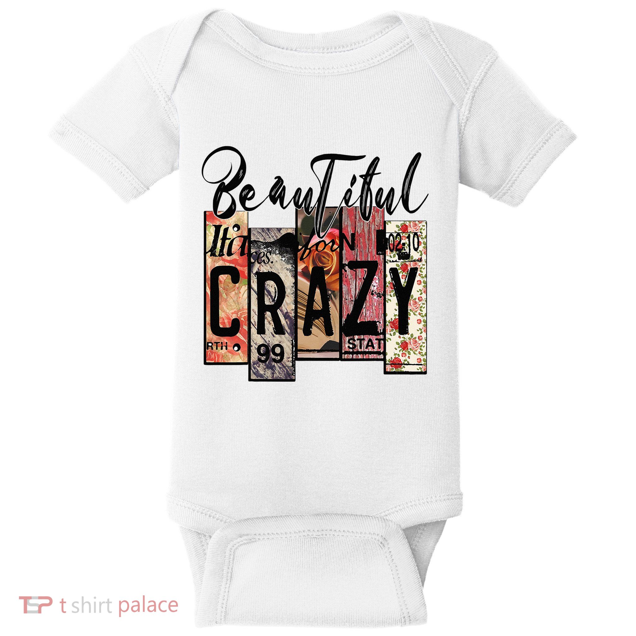 Beautiful Crazy Country Music Western Cowgirl Rodeo Baby Bodysuit