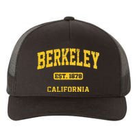 Berkeley California CA Vintage State Athletic Style Yupoong Adult 5-Panel Trucker Hat