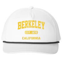 Berkeley California CA Vintage State Athletic Style Snapback Five-Panel Rope Hat