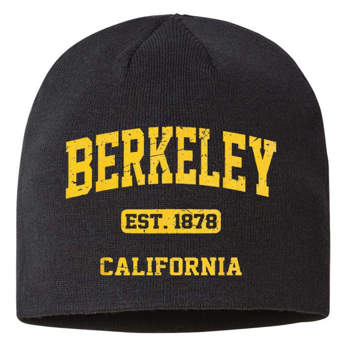 Berkeley California CA Vintage State Athletic Style Sustainable Beanie