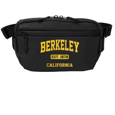 Berkeley California CA Vintage State Athletic Style Crossbody Pack