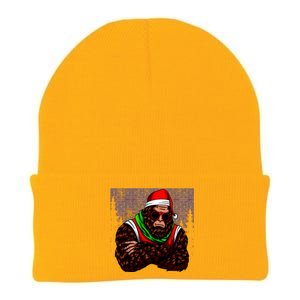 Bigfoot Christmas Cheer Knit Cap Winter Beanie