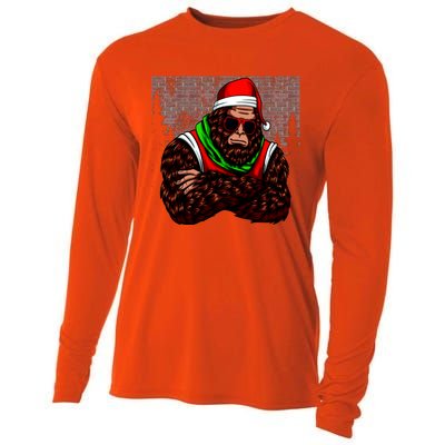 Bigfoot Christmas Cheer Cooling Performance Long Sleeve Crew