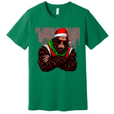 Bigfoot Christmas Cheer Premium T-Shirt