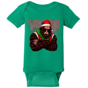 Bigfoot Christmas Cheer Baby Bodysuit