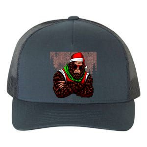 Bigfoot Christmas Cheer Yupoong Adult 5-Panel Trucker Hat