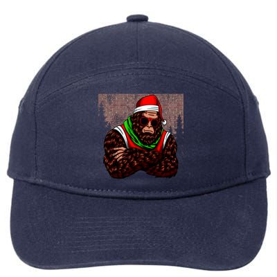 Bigfoot Christmas Cheer 7-Panel Snapback Hat