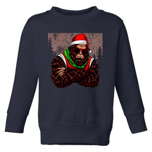 Bigfoot Christmas Cheer Toddler Sweatshirt