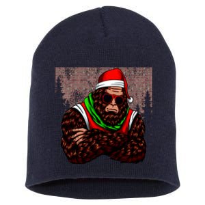 Bigfoot Christmas Cheer Short Acrylic Beanie