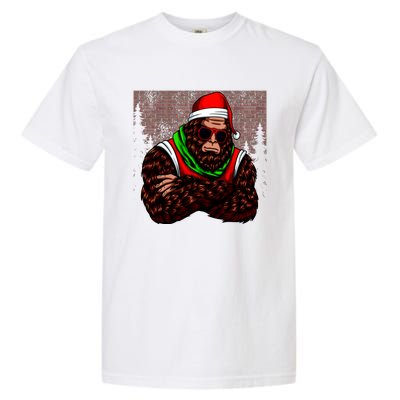 Bigfoot Christmas Cheer Garment-Dyed Heavyweight T-Shirt