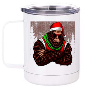 Bigfoot Christmas Cheer 12 oz Stainless Steel Tumbler Cup