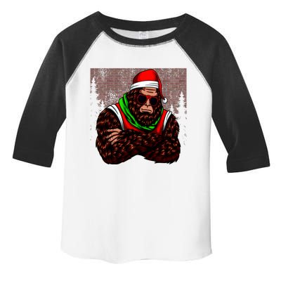 Bigfoot Christmas Cheer Toddler Fine Jersey T-Shirt