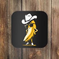 Banana Cowboy Cowgirl Country Western Novelty Funny Banana Coaster