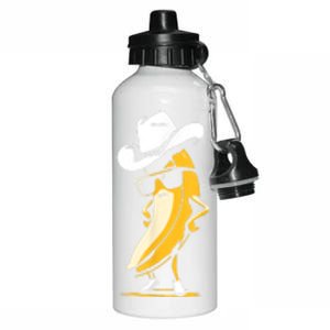 Banana Cowboy Cowgirl Country Western Novelty Funny Banana Aluminum Water Bottle