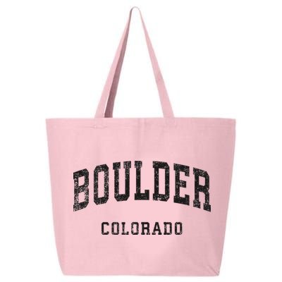 Boulder Colorado Co Vintage Athletic Sports Design 25L Jumbo Tote