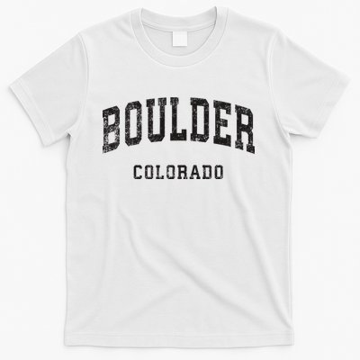 Boulder Colorado Co Vintage Athletic Sports Design T-Shirt