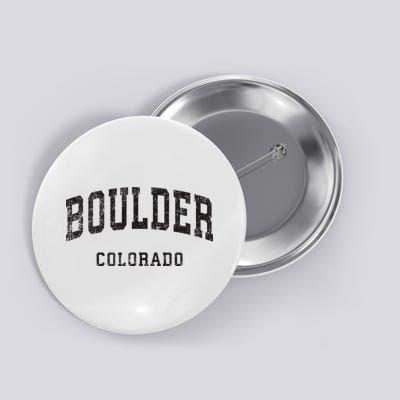 Boulder Colorado Co Vintage Athletic Sports Design Button