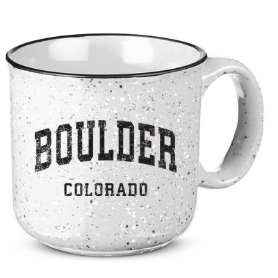 Boulder Colorado Co Vintage Athletic Sports Design 15oz Campfire Ceramic Mug