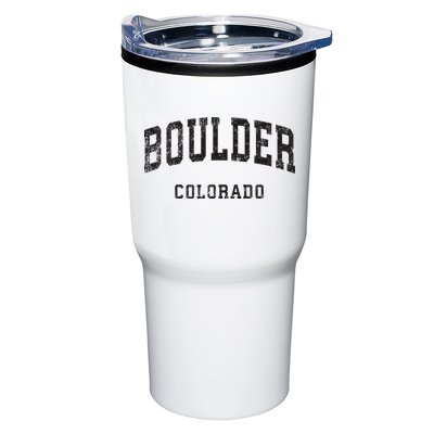 Boulder Colorado Co Vintage Athletic Sports Design Tumbler