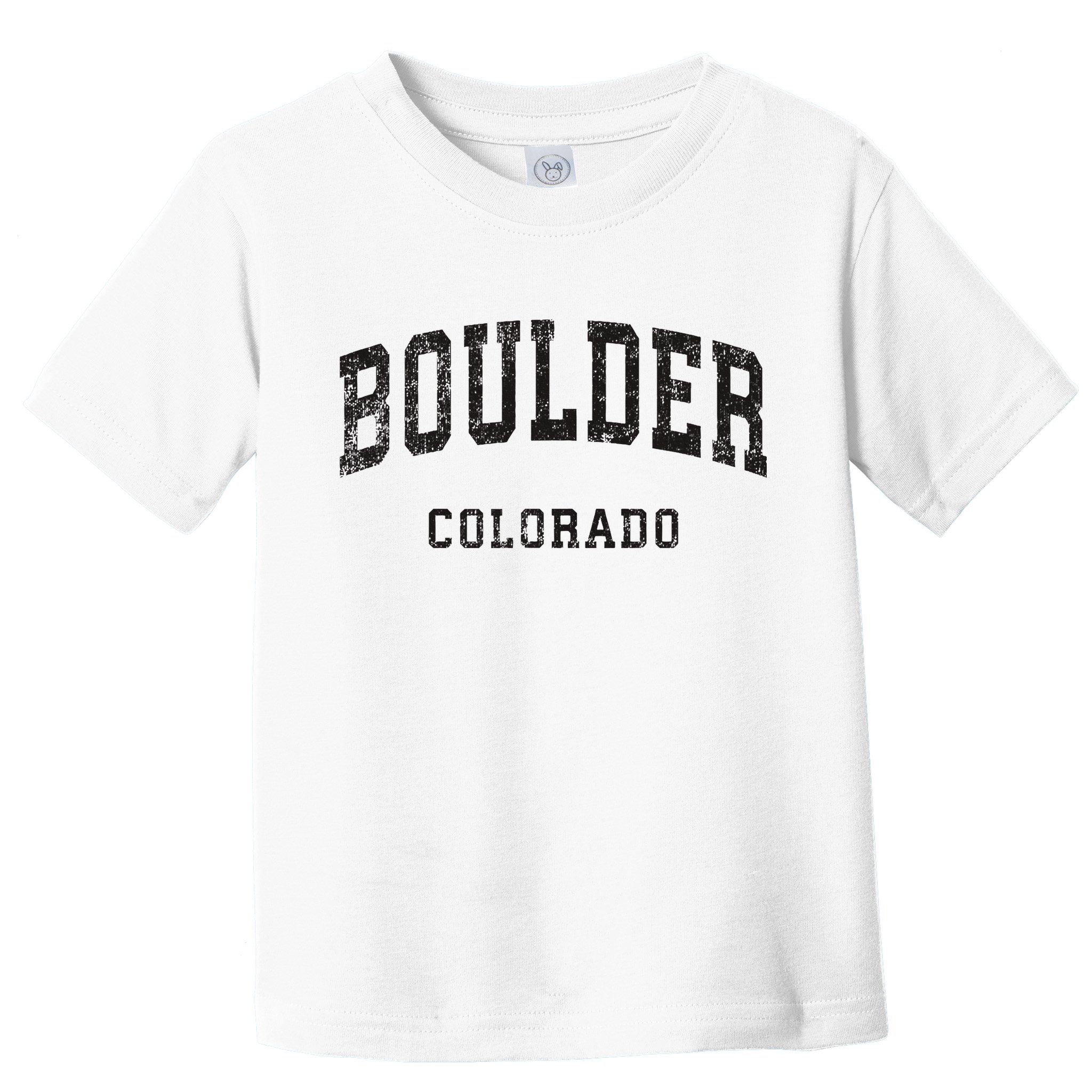 Boulder Colorado Co Vintage Athletic Sports Design Toddler T-Shirt