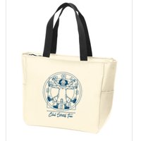 Big Comfy Couch Clock Stretch Time Zip Tote Bag