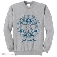 Big Comfy Couch Clock Stretch Time Tall Sweatshirt