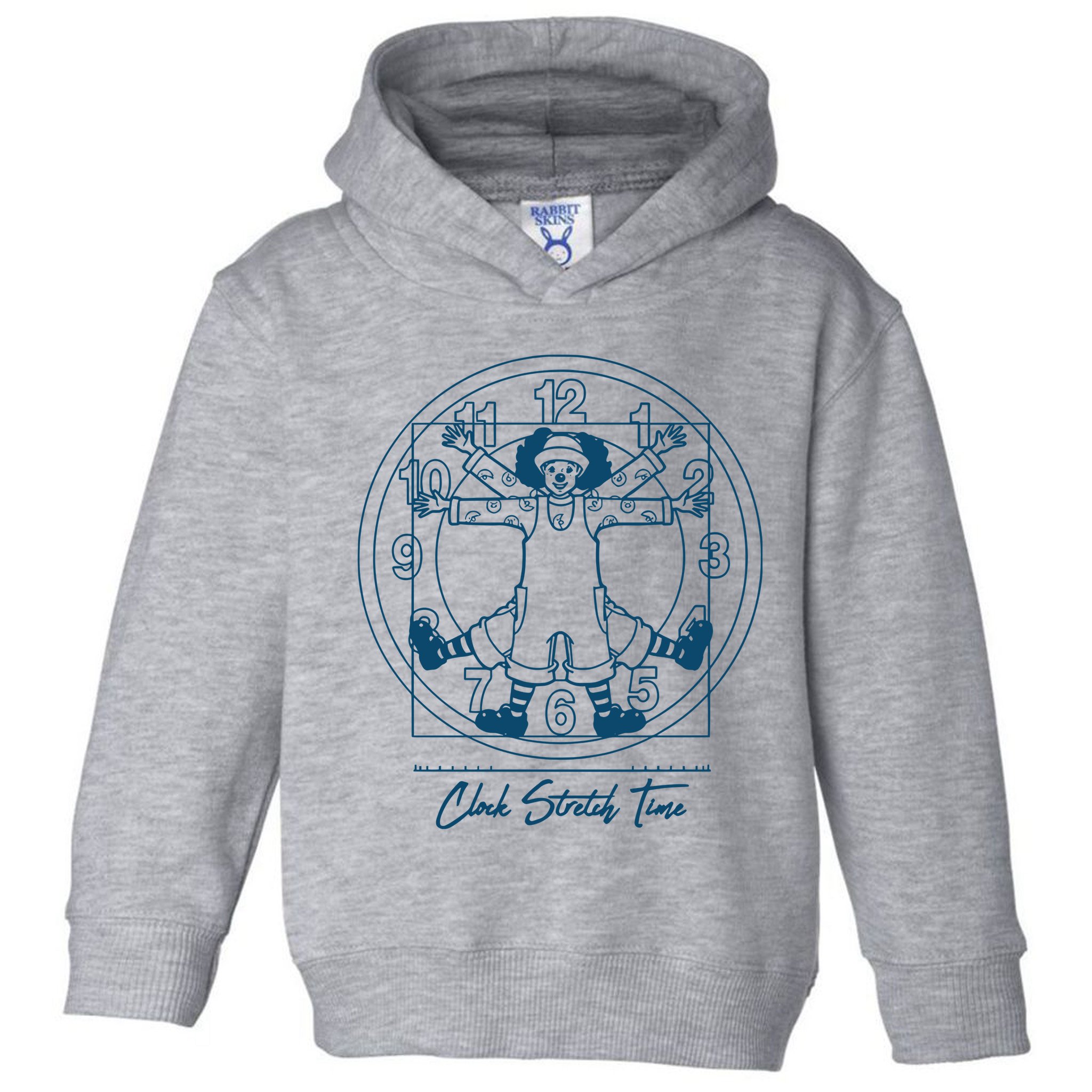 Big Comfy Couch Clock Stretch Time Toddler Hoodie