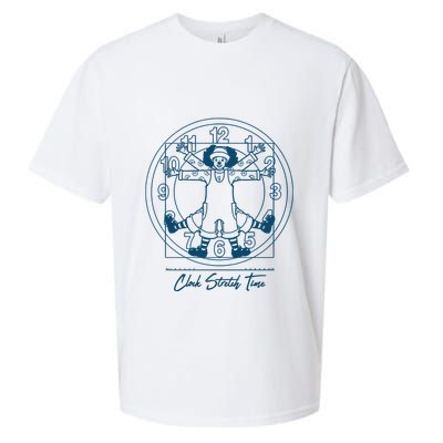Big Comfy Couch Clock Stretch Time Sueded Cloud Jersey T-Shirt