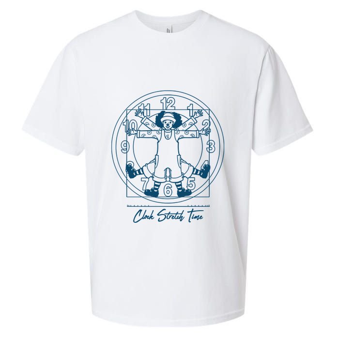 Big Comfy Couch Clock Stretch Time Sueded Cloud Jersey T-Shirt