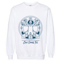 Big Comfy Couch Clock Stretch Time Garment-Dyed Sweatshirt