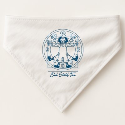 Big Comfy Couch Clock Stretch Time USA-Made Doggie Bandana