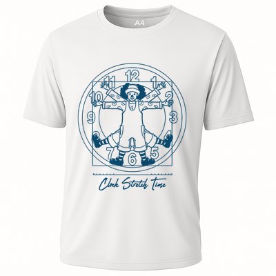 Big Comfy Couch Clock Stretch Time Performance Shirt