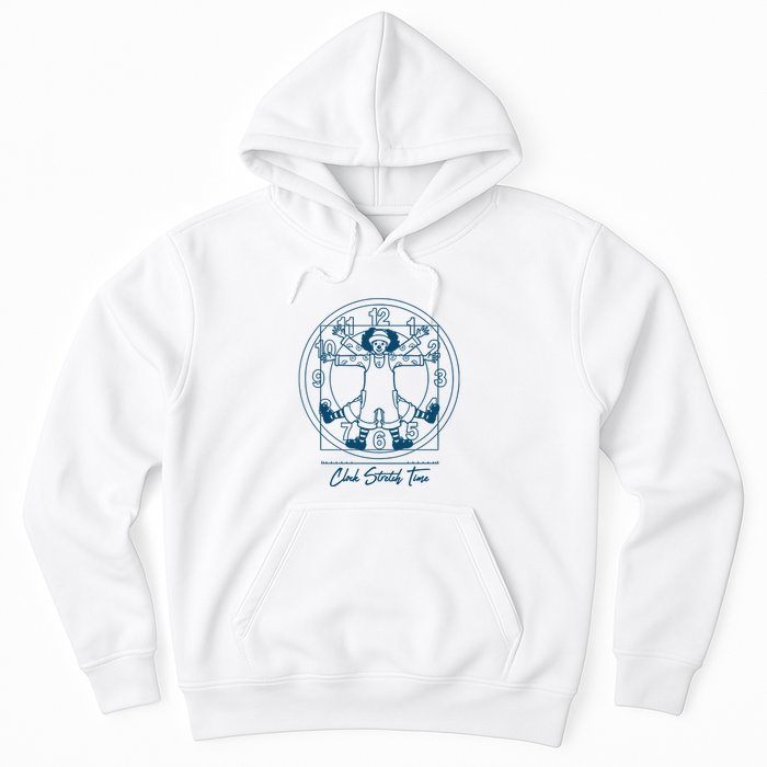 Big Comfy Couch Clock Stretch Time Hoodie