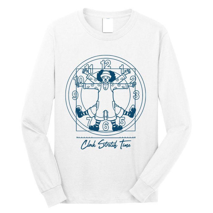 Big Comfy Couch Clock Stretch Time Long Sleeve Shirt