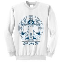 Big Comfy Couch Clock Stretch Time Sweatshirt