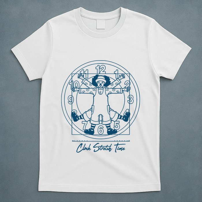 Big Comfy Couch Clock Stretch Time T-Shirt