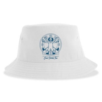 Big Comfy Couch Clock Stretch Time Sustainable Bucket Hat
